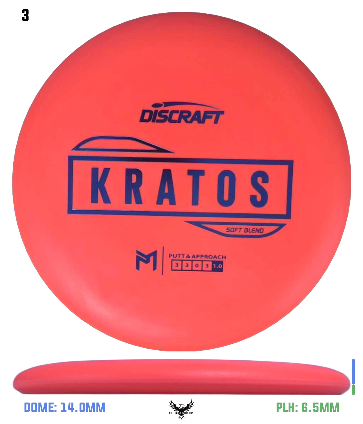 Discraft Paul McBeth Putter Line Kratos - Soft Blend