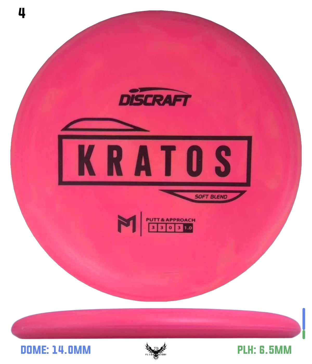Discraft Paul McBeth Putter Line Kratos - Soft Blend