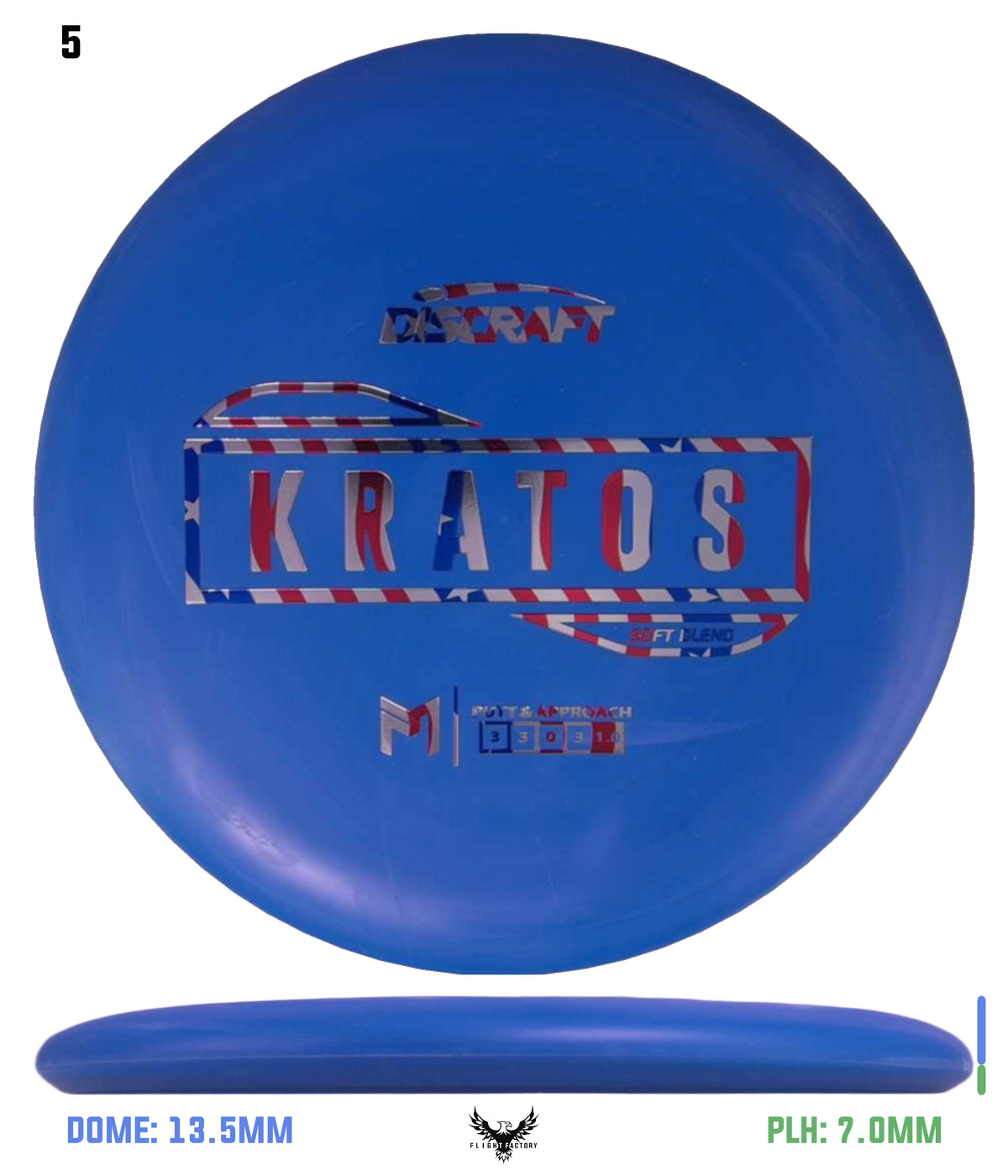 Discraft Paul McBeth Putter Line Kratos - Soft Blend
