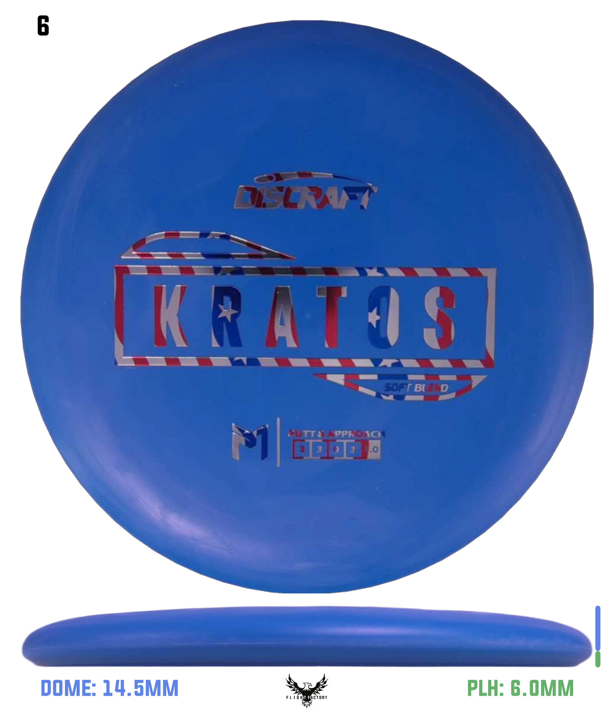 Discraft Paul McBeth Putter Line Kratos - Soft Blend