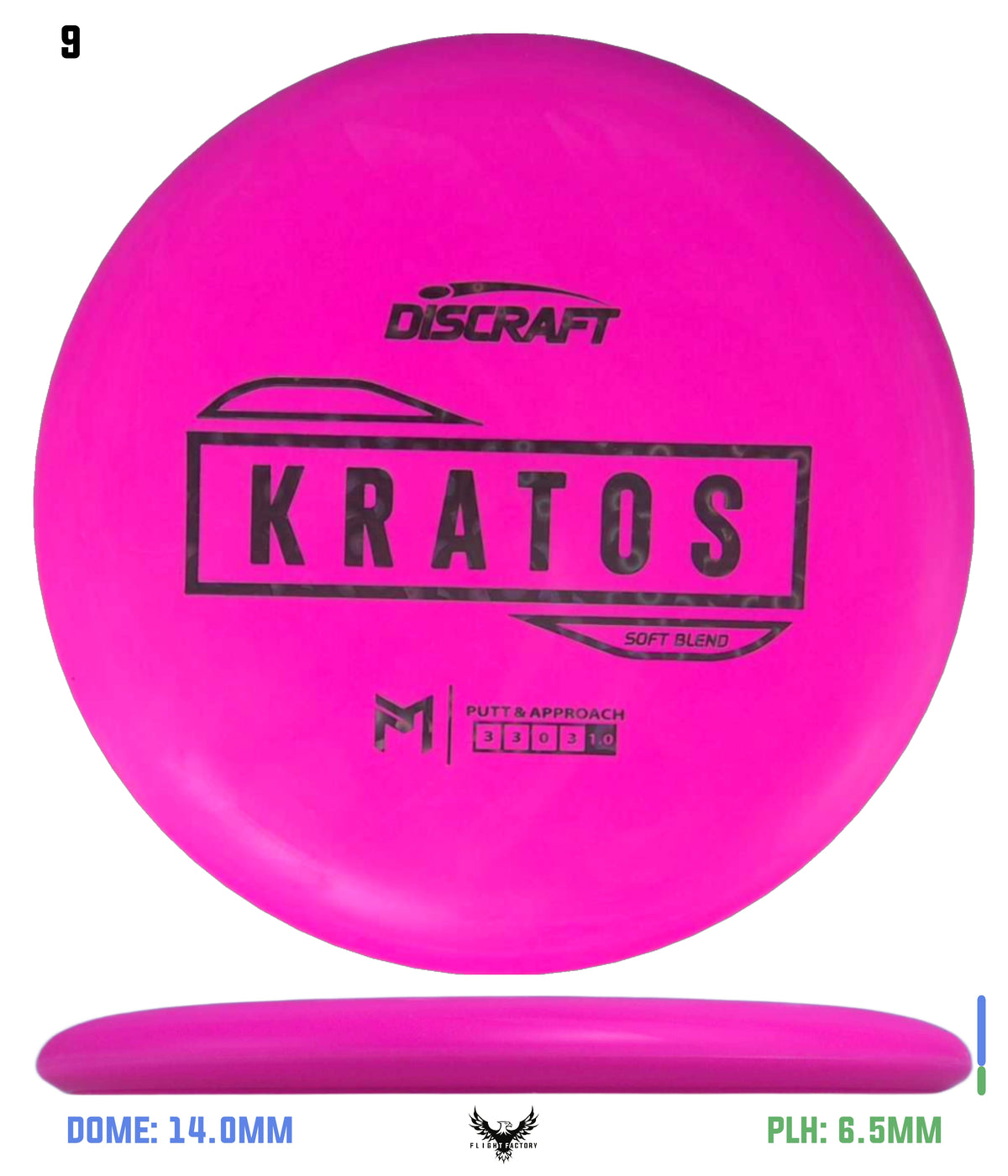 Discraft Paul McBeth Putter Line Kratos - Soft Blend
