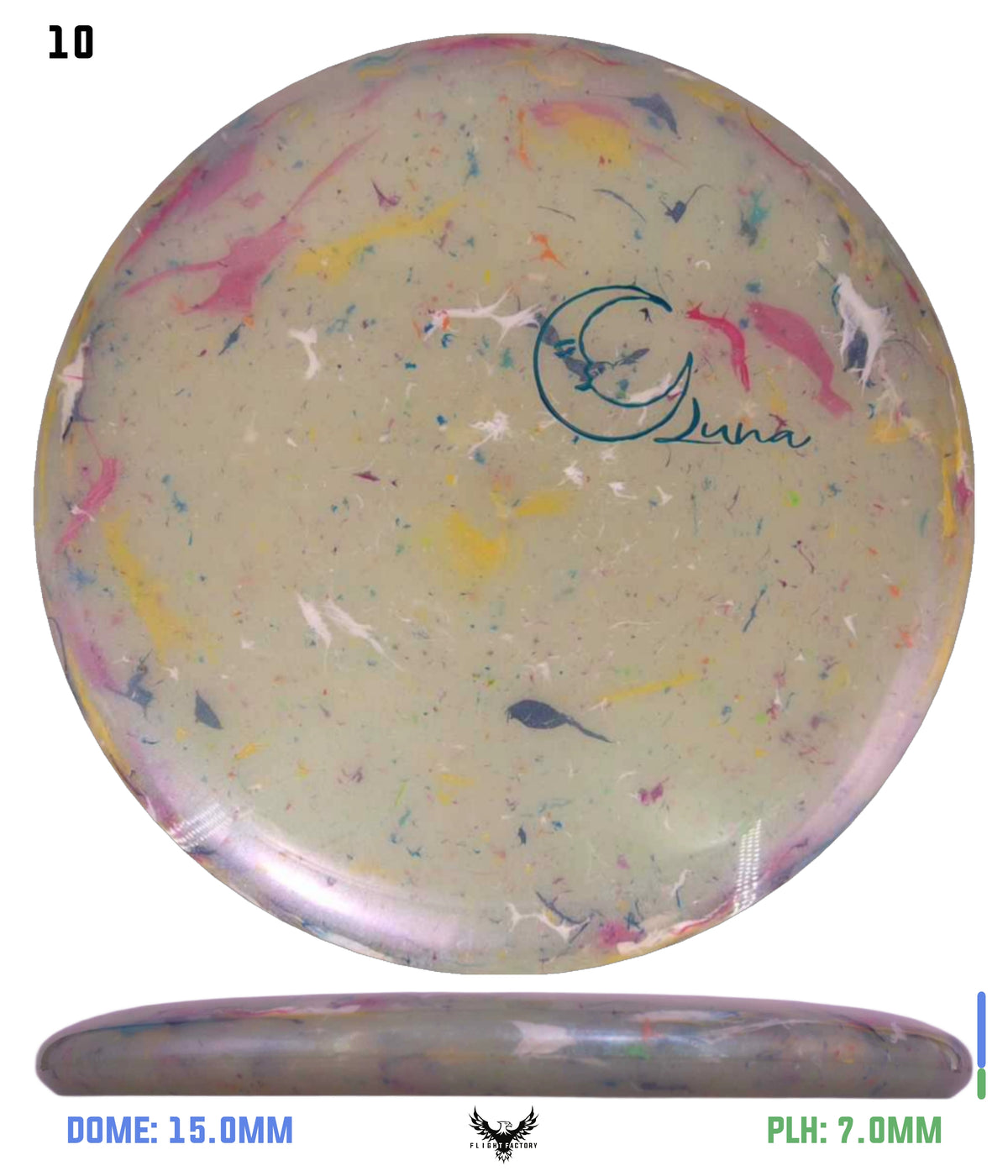 Discraft Glo Colorshift Jawbreaker Z FLX Luna - OTB Mini Moon
