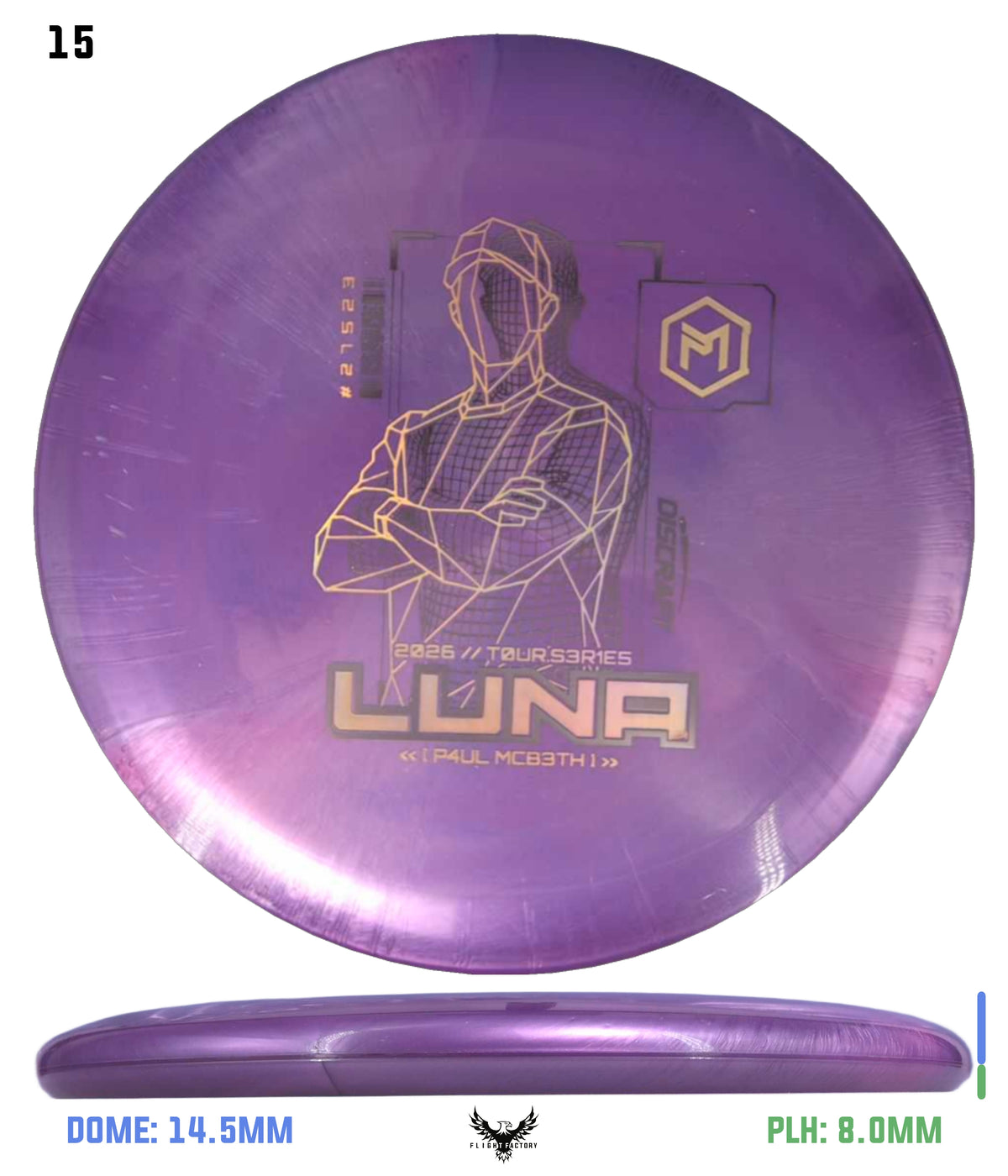 Discraft 2026 Paul McBeth Tour Series V2 Luna