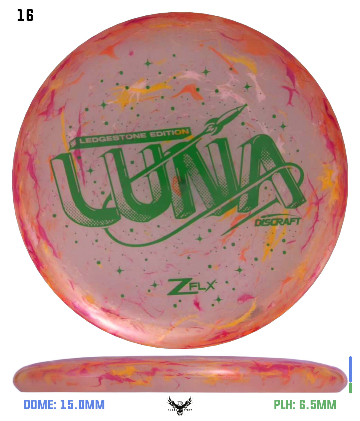 Discraft Jawbreaker Z FLX Luna - Ledgestone 2026 Preseason