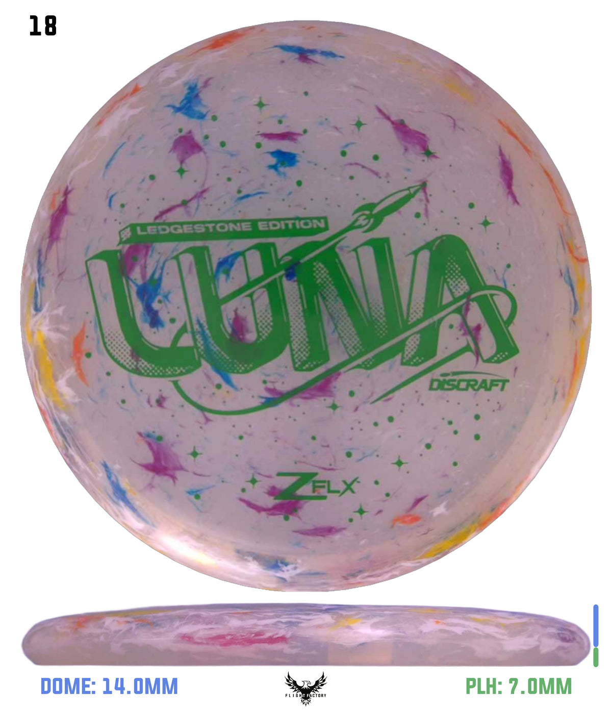 Discraft Jawbreaker Z FLX Luna - Ledgestone 2026 Preseason