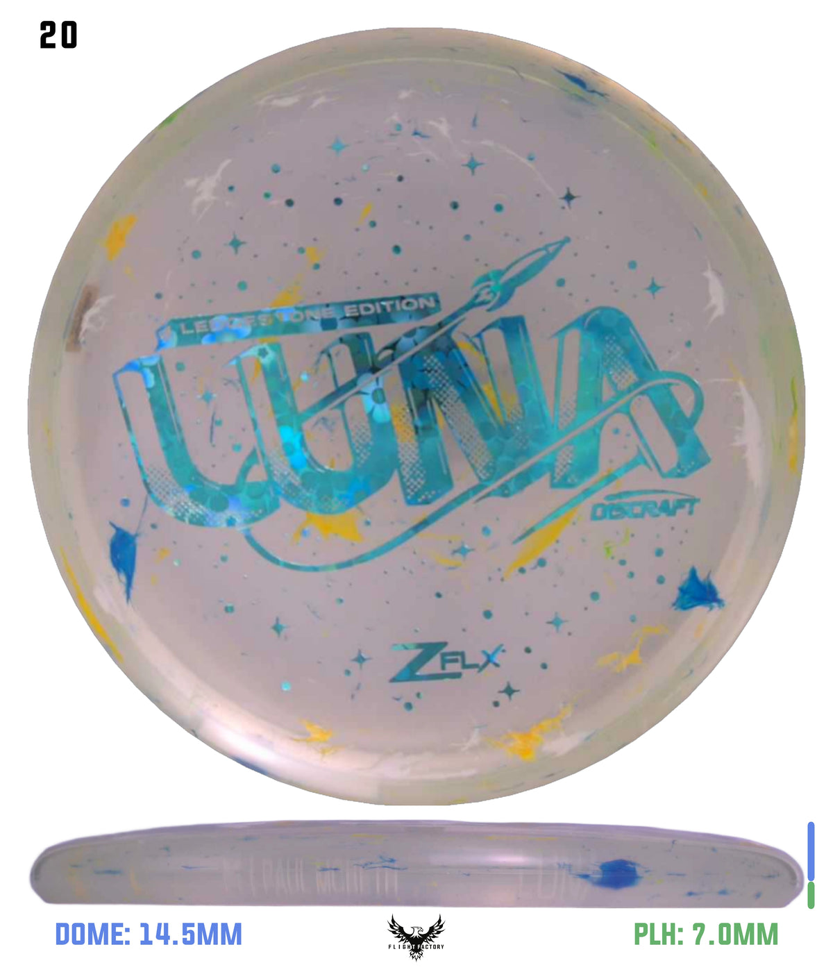 Discraft Jawbreaker Z FLX Luna - Ledgestone 2026 Preseason