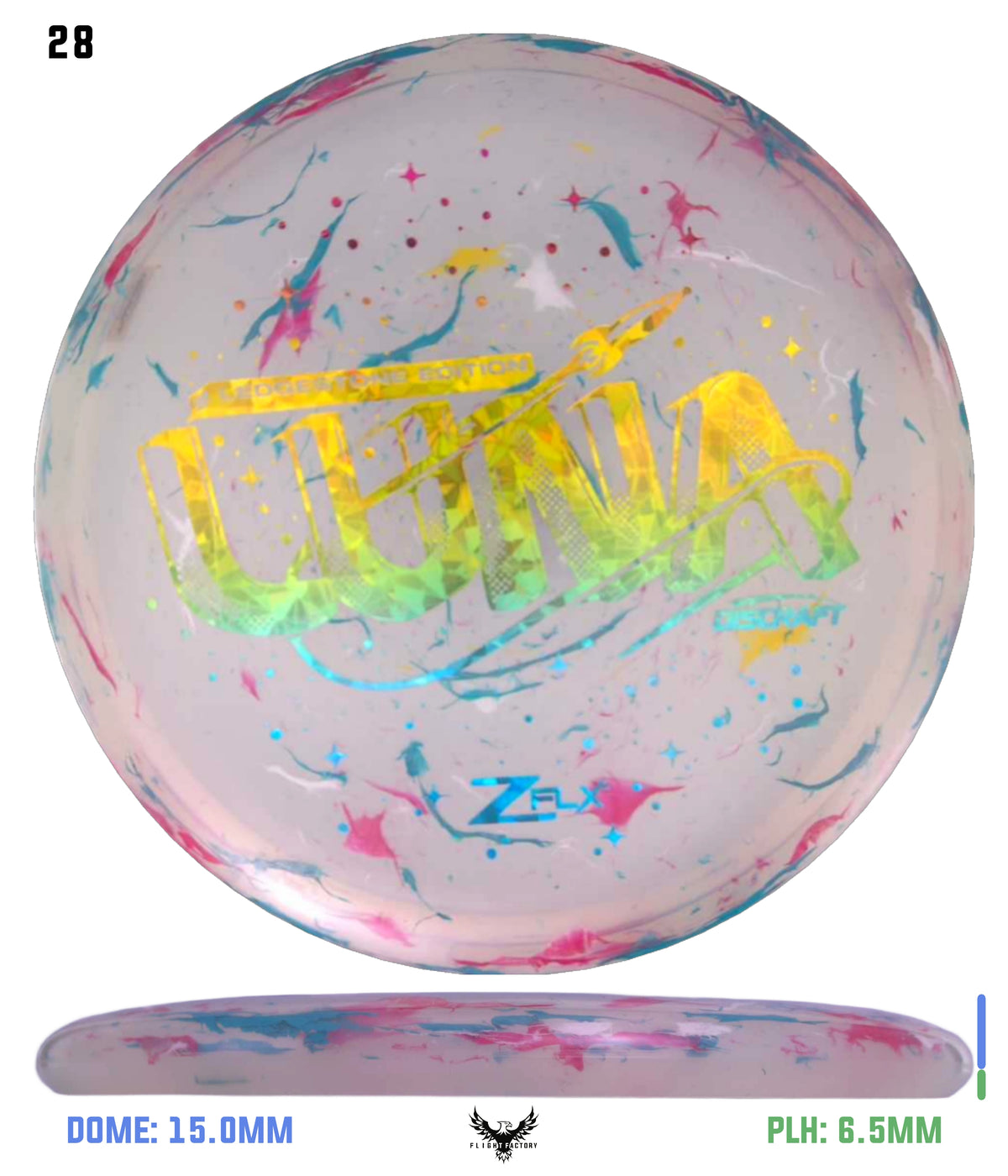 Discraft Jawbreaker Z FLX Luna - Ledgestone 2026 Preseason