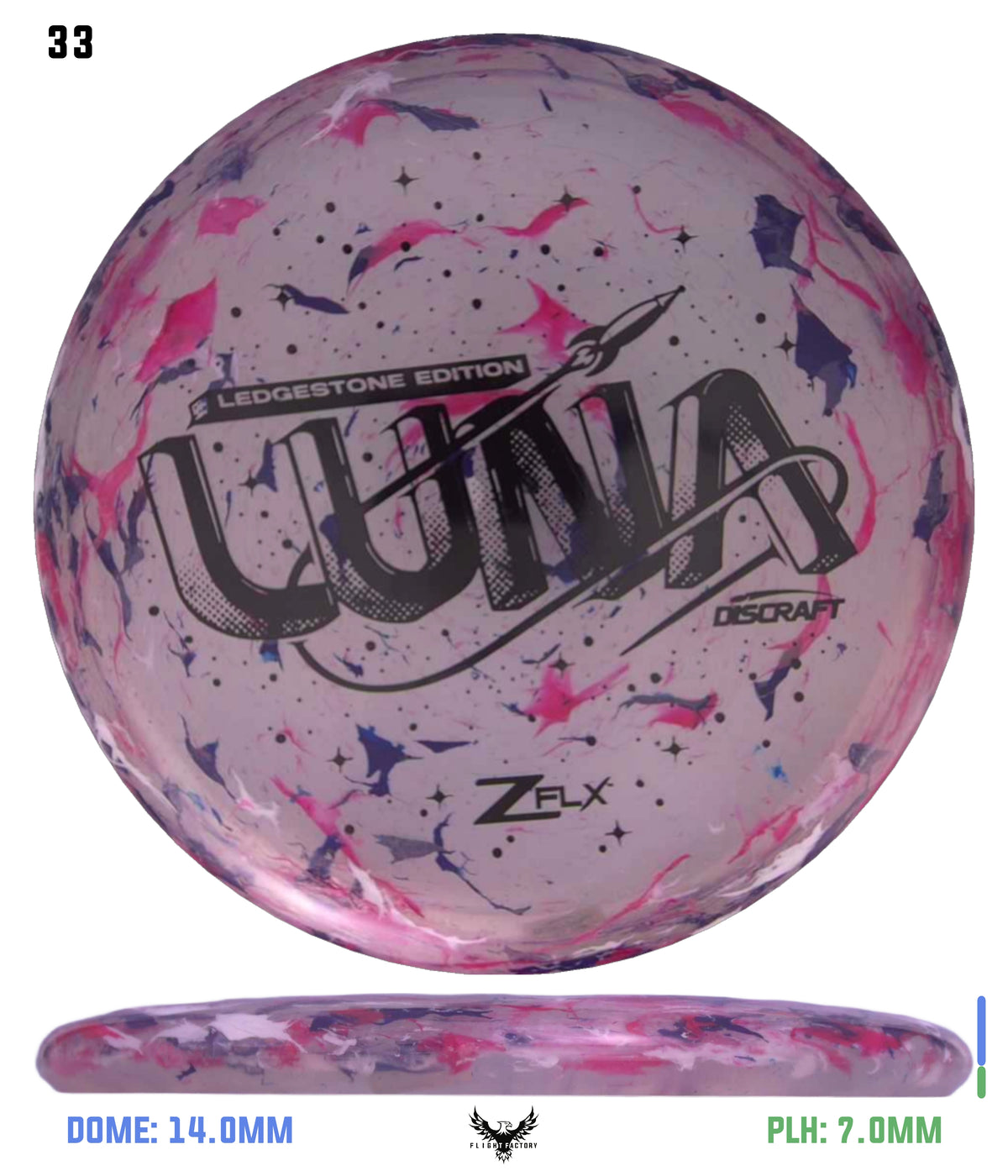 Discraft Jawbreaker Z FLX Luna - Ledgestone 2026 Preseason