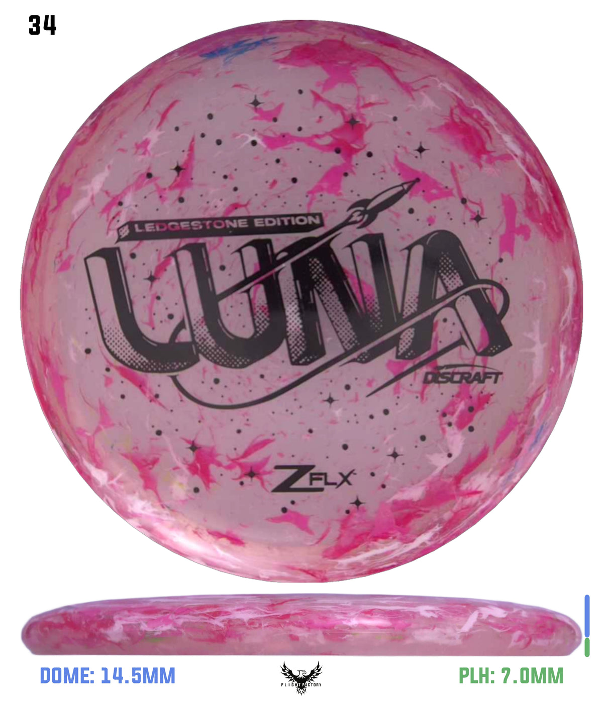 Discraft Jawbreaker Z FLX Luna - Ledgestone 2026 Preseason