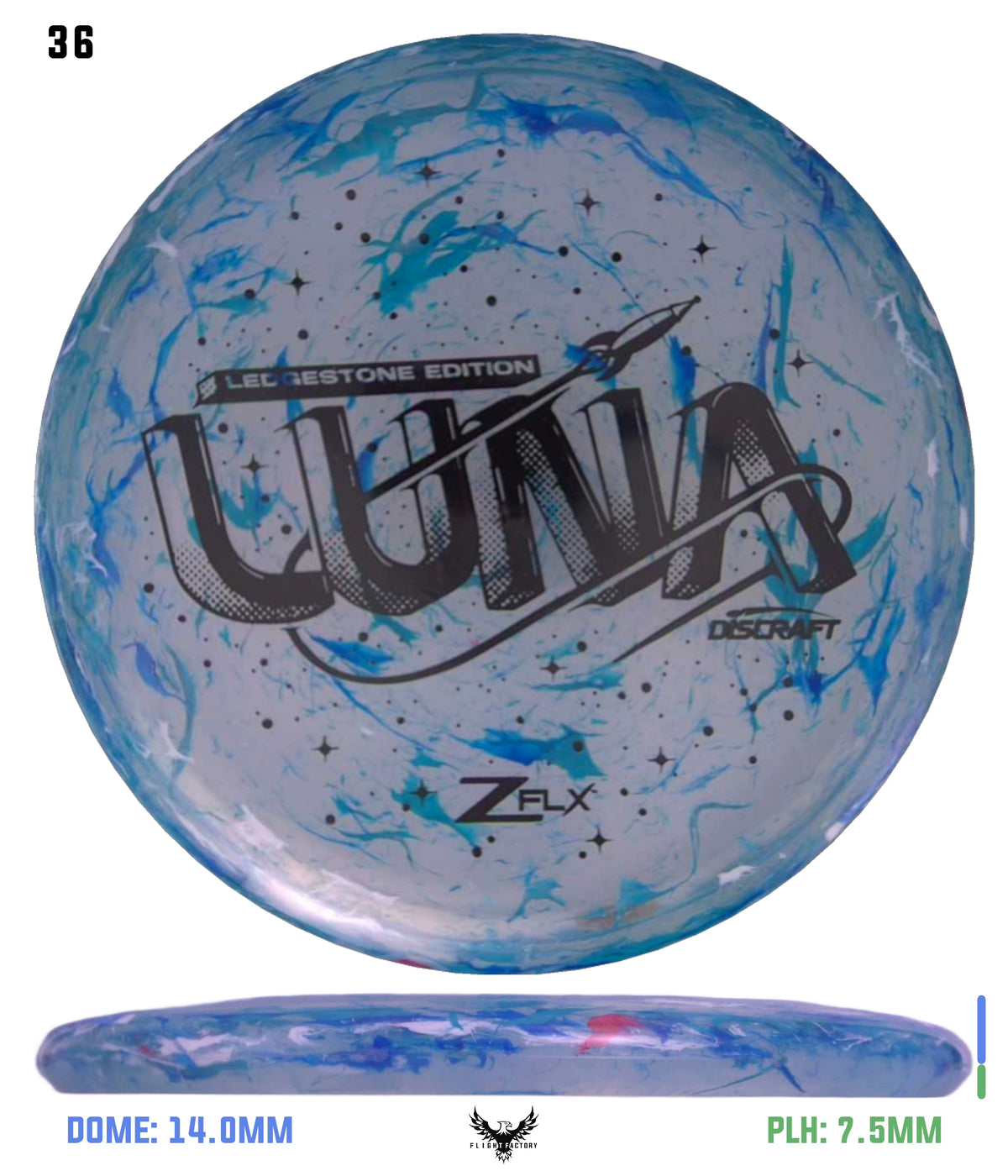 Discraft Jawbreaker Z FLX Luna - Ledgestone 2026 Preseason