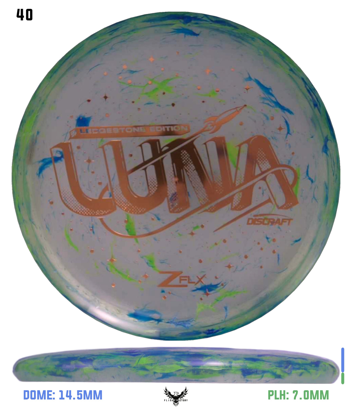 Discraft Jawbreaker Z FLX Luna - Ledgestone 2026 Preseason