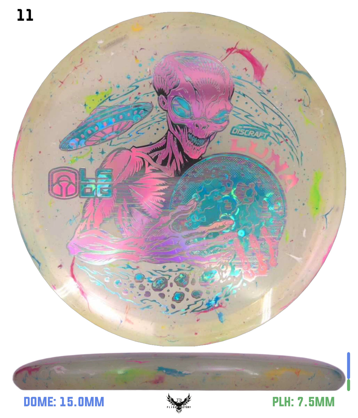 Discraft Colorshift Jawbreaker Z FLX Luna - Ledgestone 2026 Season