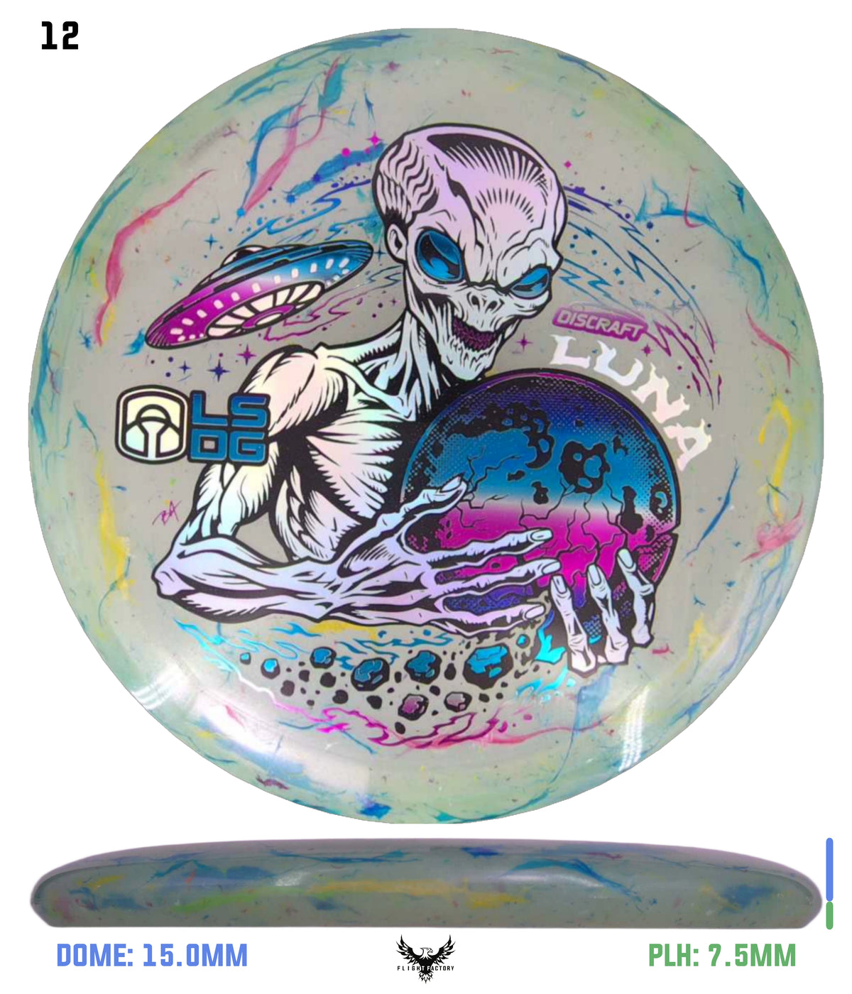 Discraft Colorshift Jawbreaker Z FLX Luna - Ledgestone 2026 Season 2