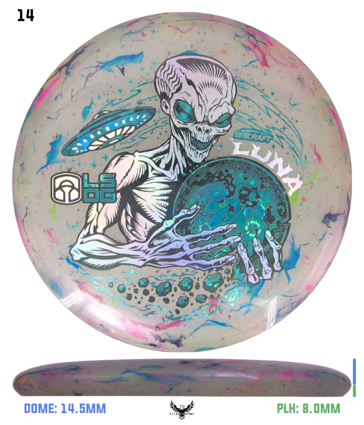 Discraft Colorshift Jawbreaker Z FLX Luna - Ledgestone 2026 Season 2