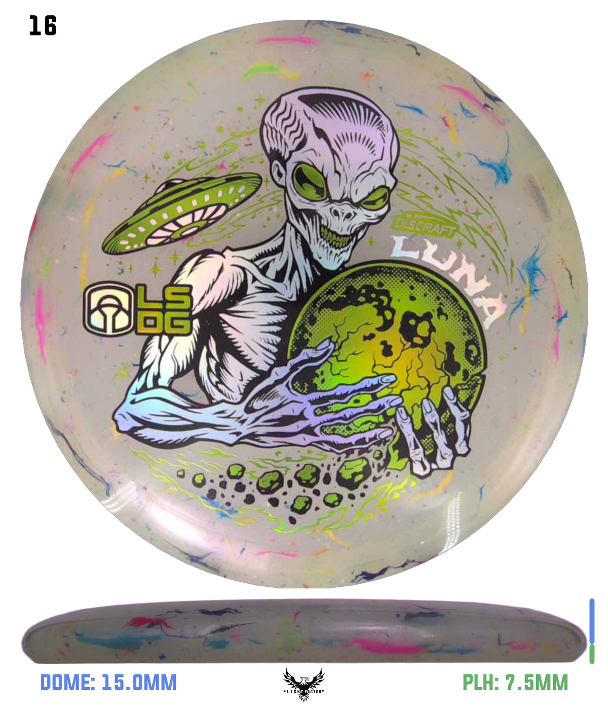 Discraft Colorshift Jawbreaker Z FLX Luna - Ledgestone 2026 Season