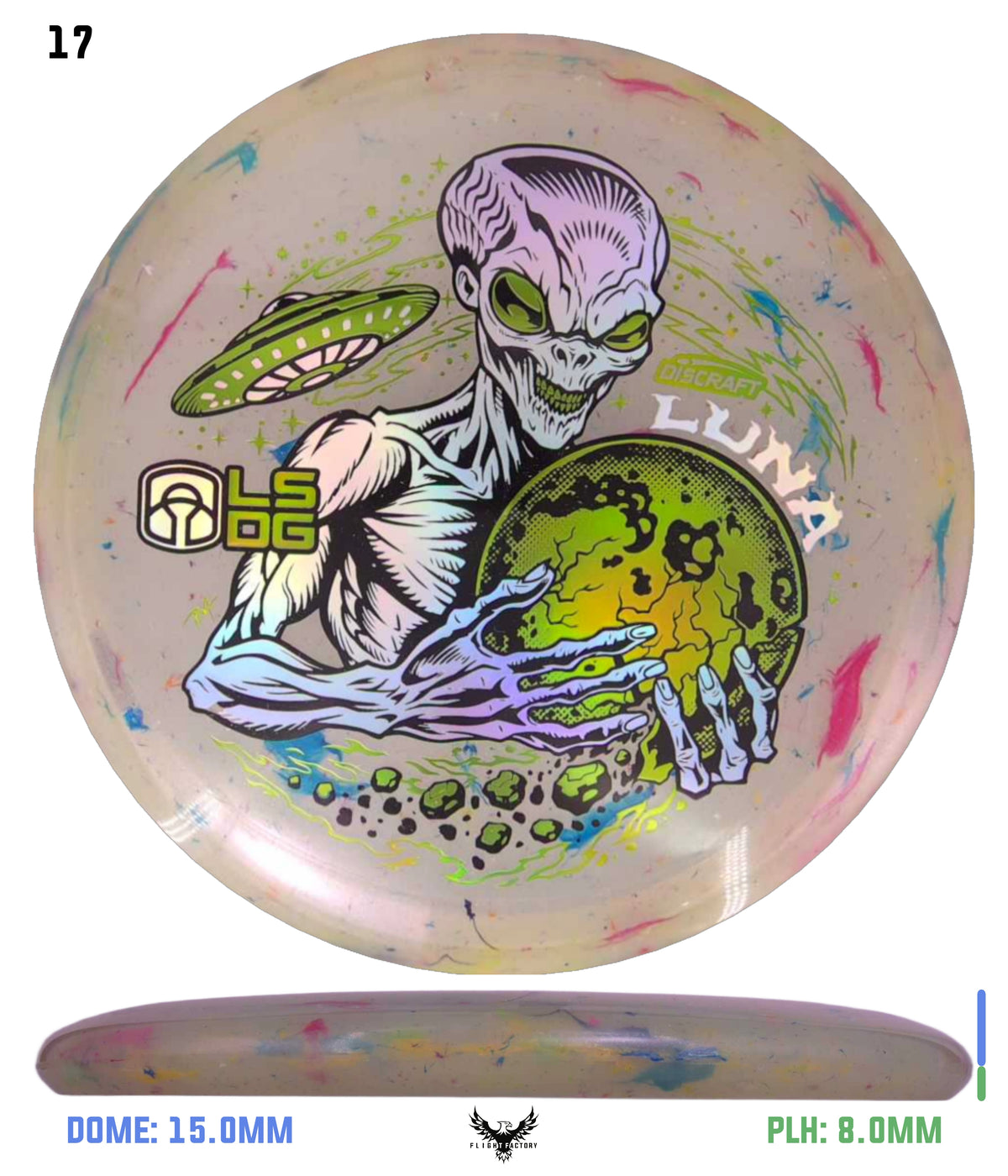 Discraft Colorshift Jawbreaker Z FLX Luna - Ledgestone 2026 Season 2
