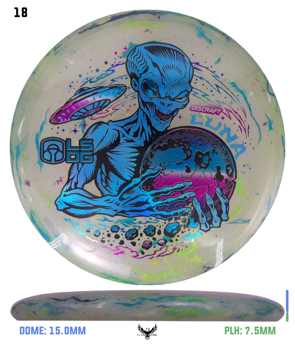Discraft Colorshift Jawbreaker Z FLX Luna - Ledgestone 2026 Season 2