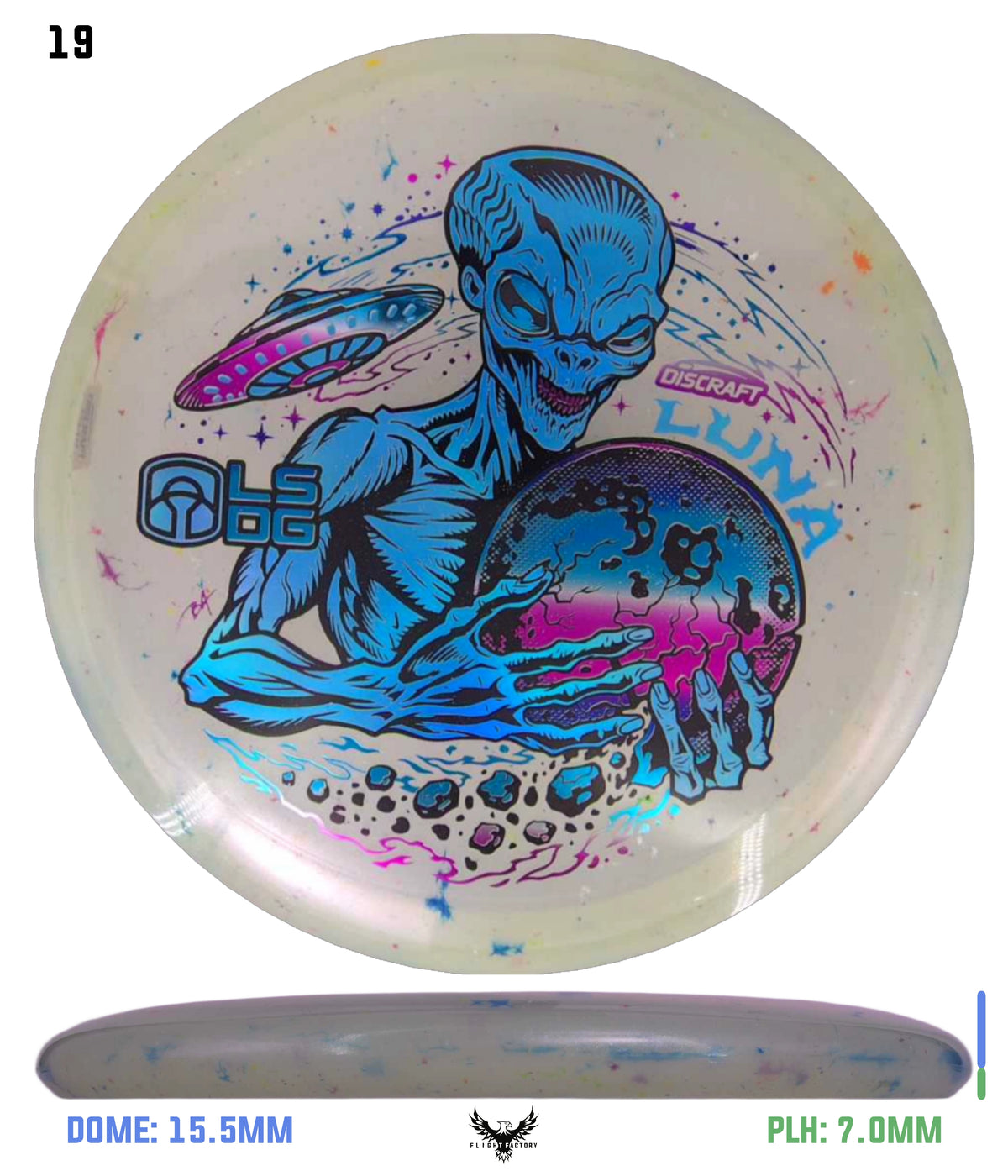 Discraft Colorshift Jawbreaker Z FLX Luna - Ledgestone 2026 Season 2