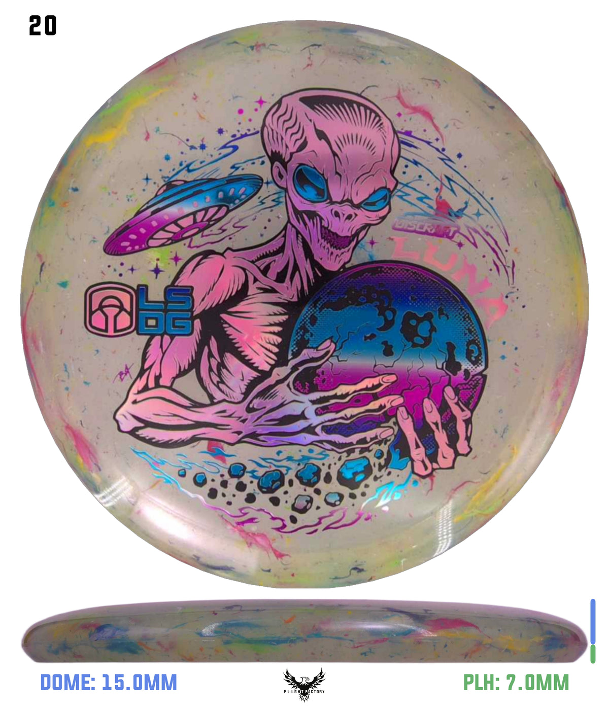 Discraft Colorshift Jawbreaker Z FLX Luna - Ledgestone 2026 Season 2