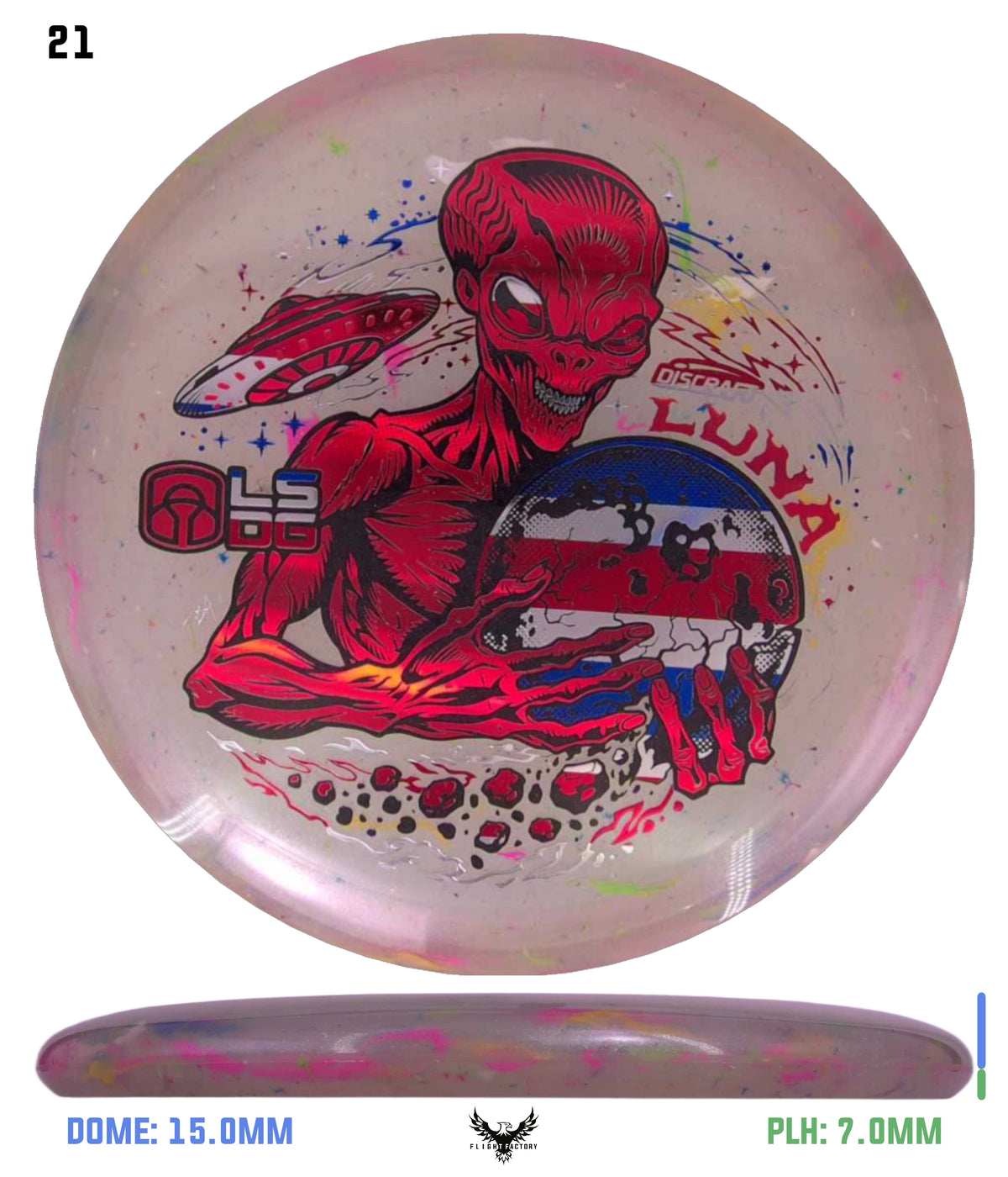 Discraft Colorshift Jawbreaker Z FLX Luna - Ledgestone 2026 Season 2