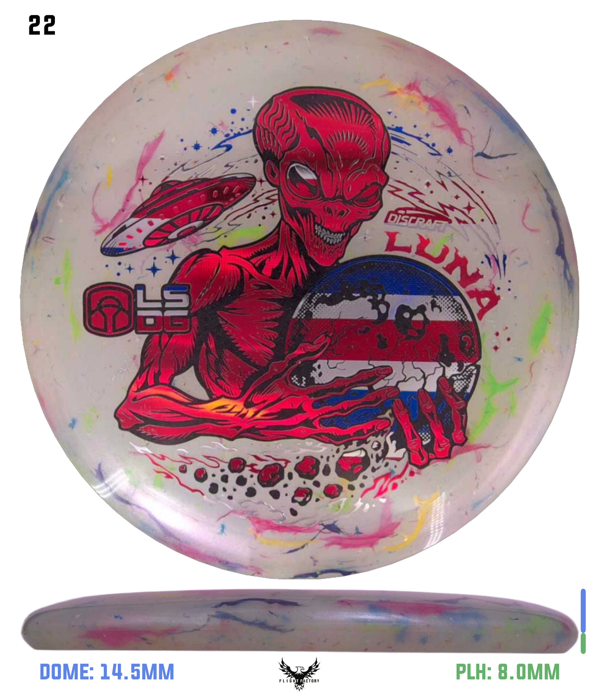 Discraft Colorshift Jawbreaker Z FLX Luna - Ledgestone 2026 Season 2