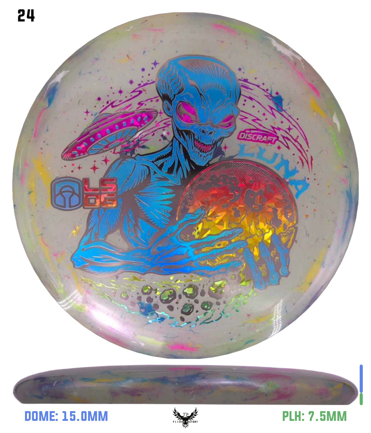 Discraft Colorshift Jawbreaker Z FLX Luna - Ledgestone 2026 Season 2