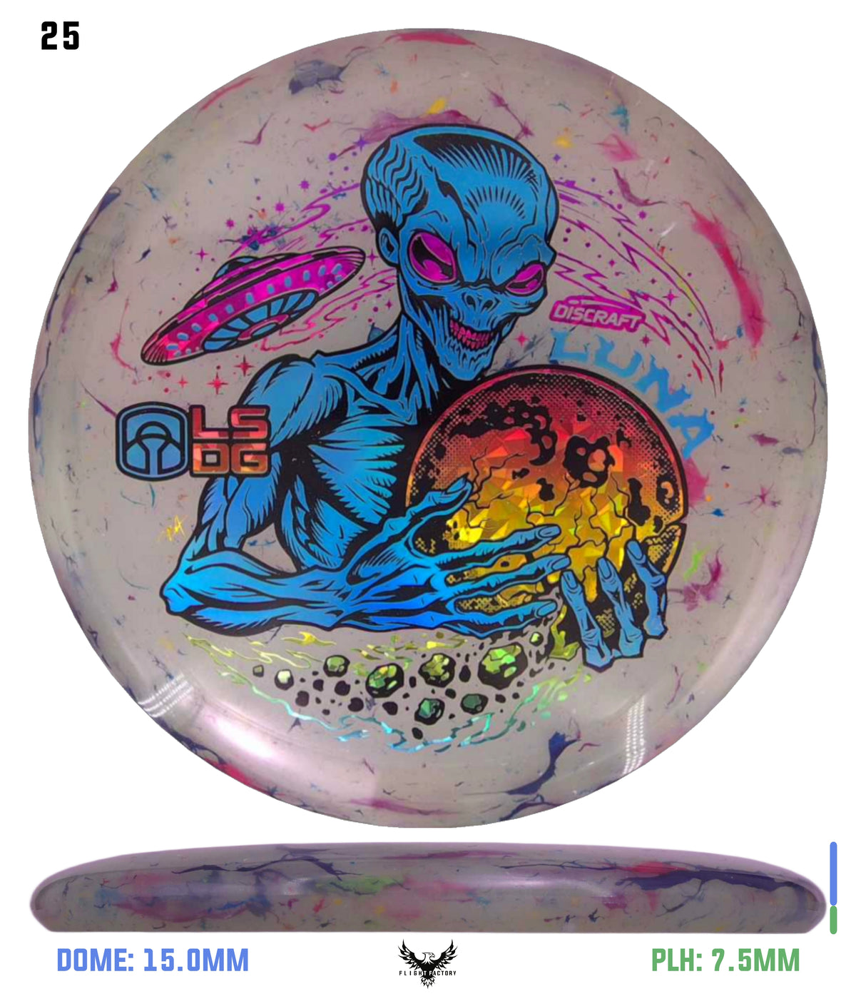 Discraft Colorshift Jawbreaker Z FLX Luna - Ledgestone 2026 Season 2