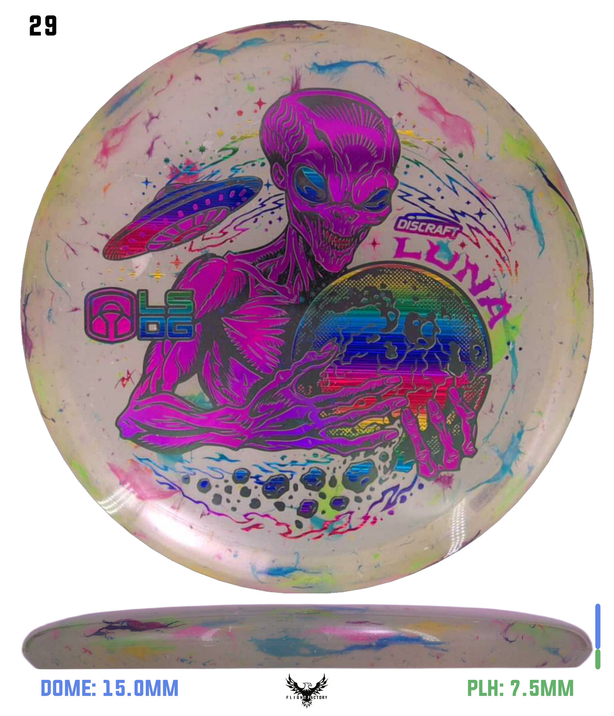 Discraft Colorshift Jawbreaker Z FLX Luna - Ledgestone 2026 Season 2