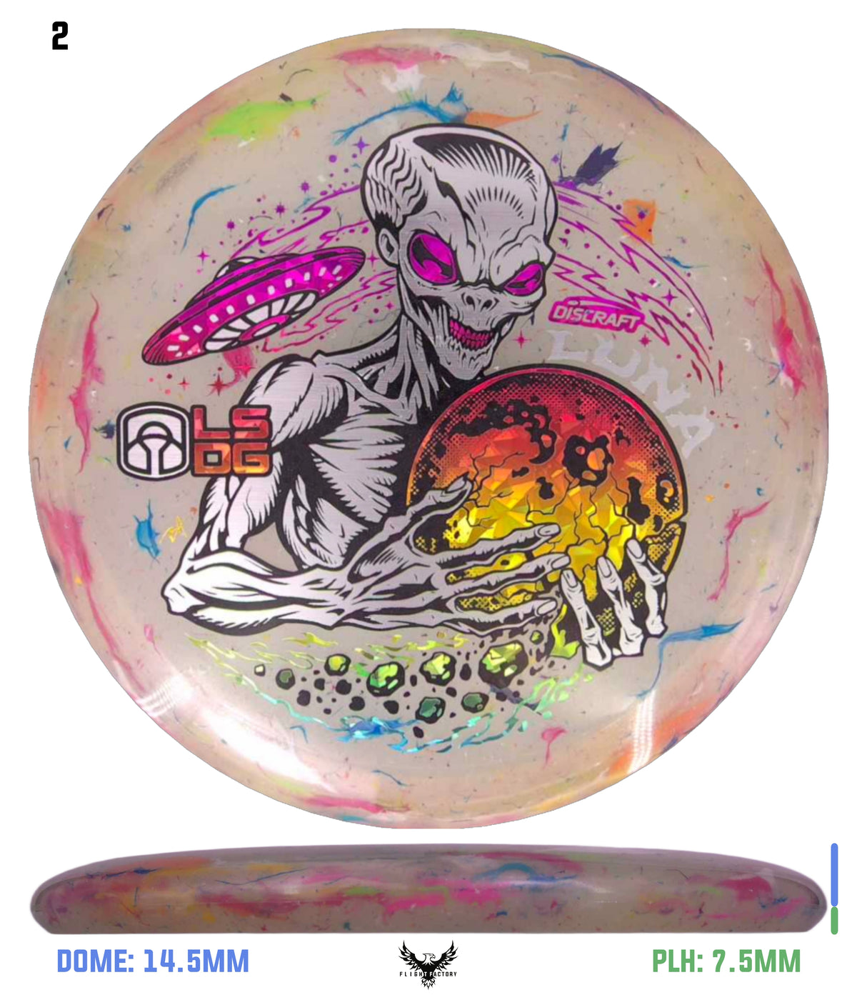 Discraft Colorshift Jawbreaker Z FLX Luna - Ledgestone 2026 Season
