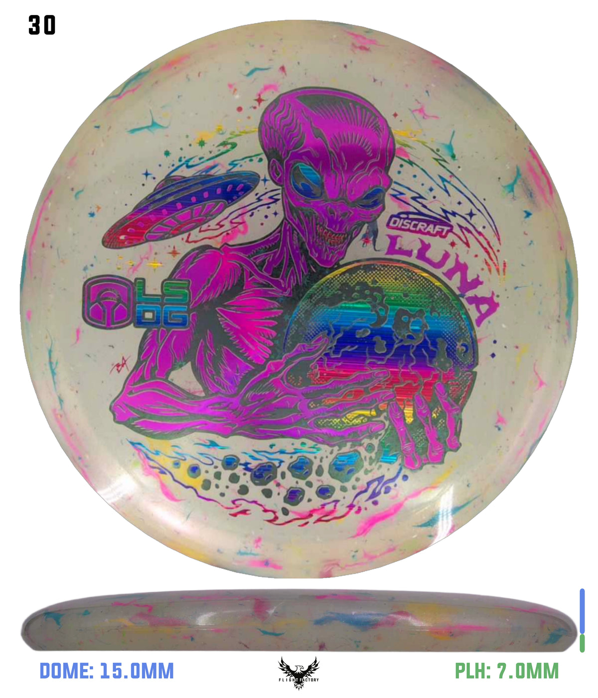Discraft Colorshift Jawbreaker Z FLX Luna - Ledgestone 2026 Season 2