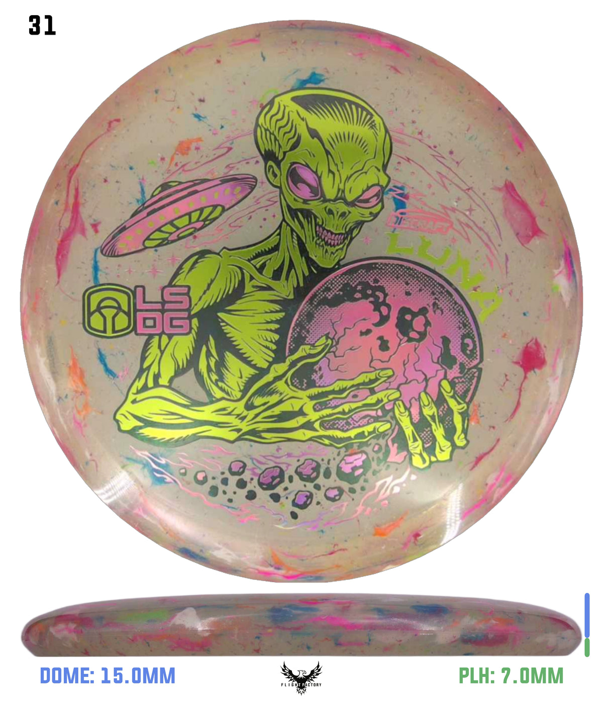 Discraft Colorshift Jawbreaker Z FLX Luna - Ledgestone 2026 Season
