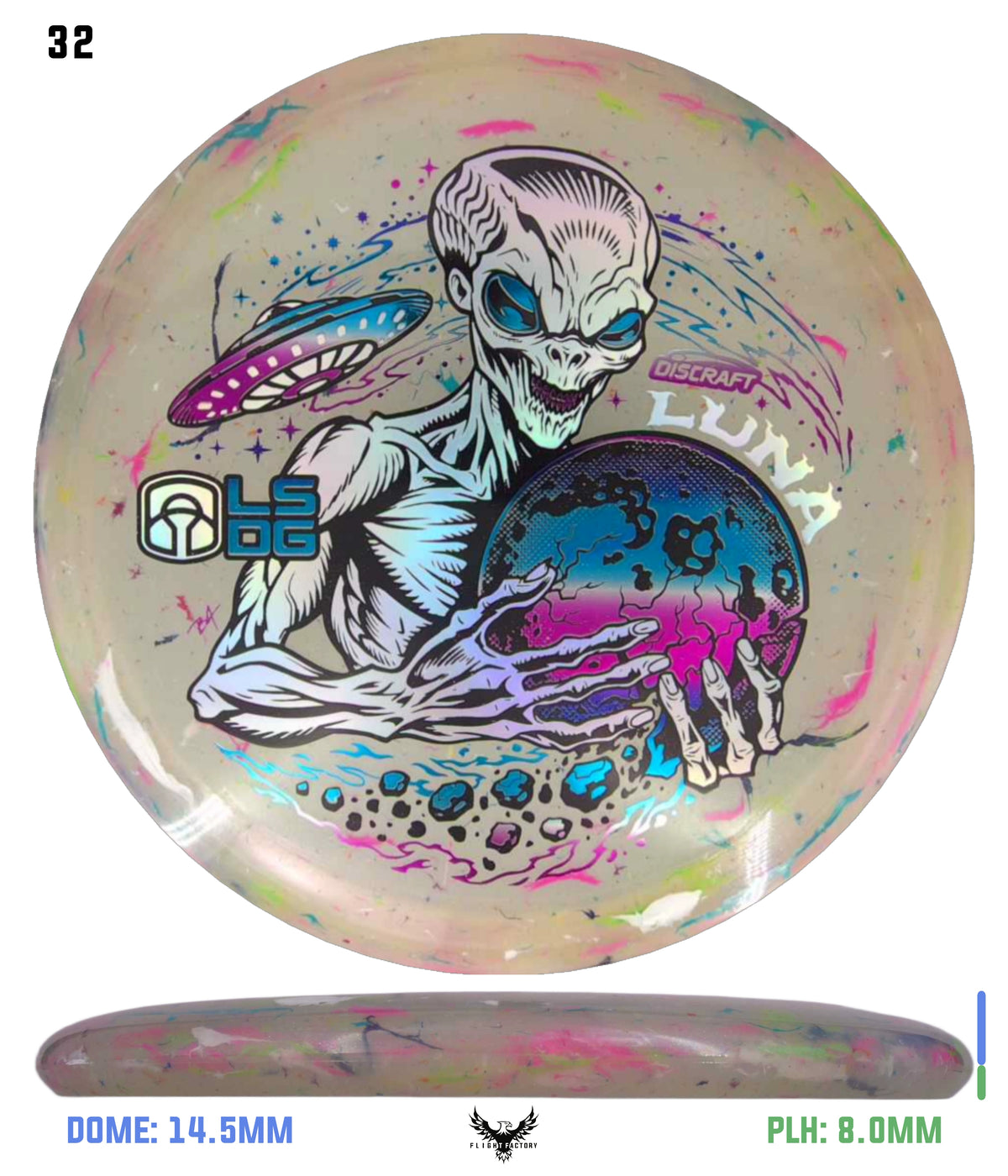 Discraft Colorshift Jawbreaker Z FLX Luna - Ledgestone 2026 Season 2