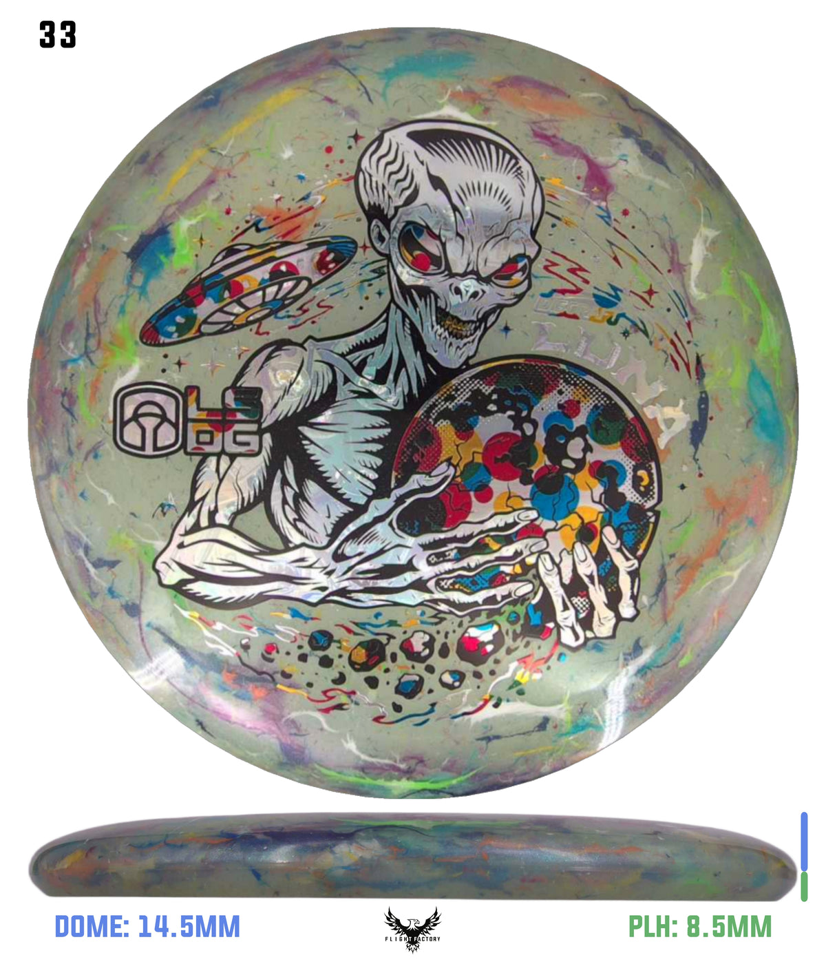Discraft Colorshift Jawbreaker Z FLX Luna - Ledgestone 2026 Season 2