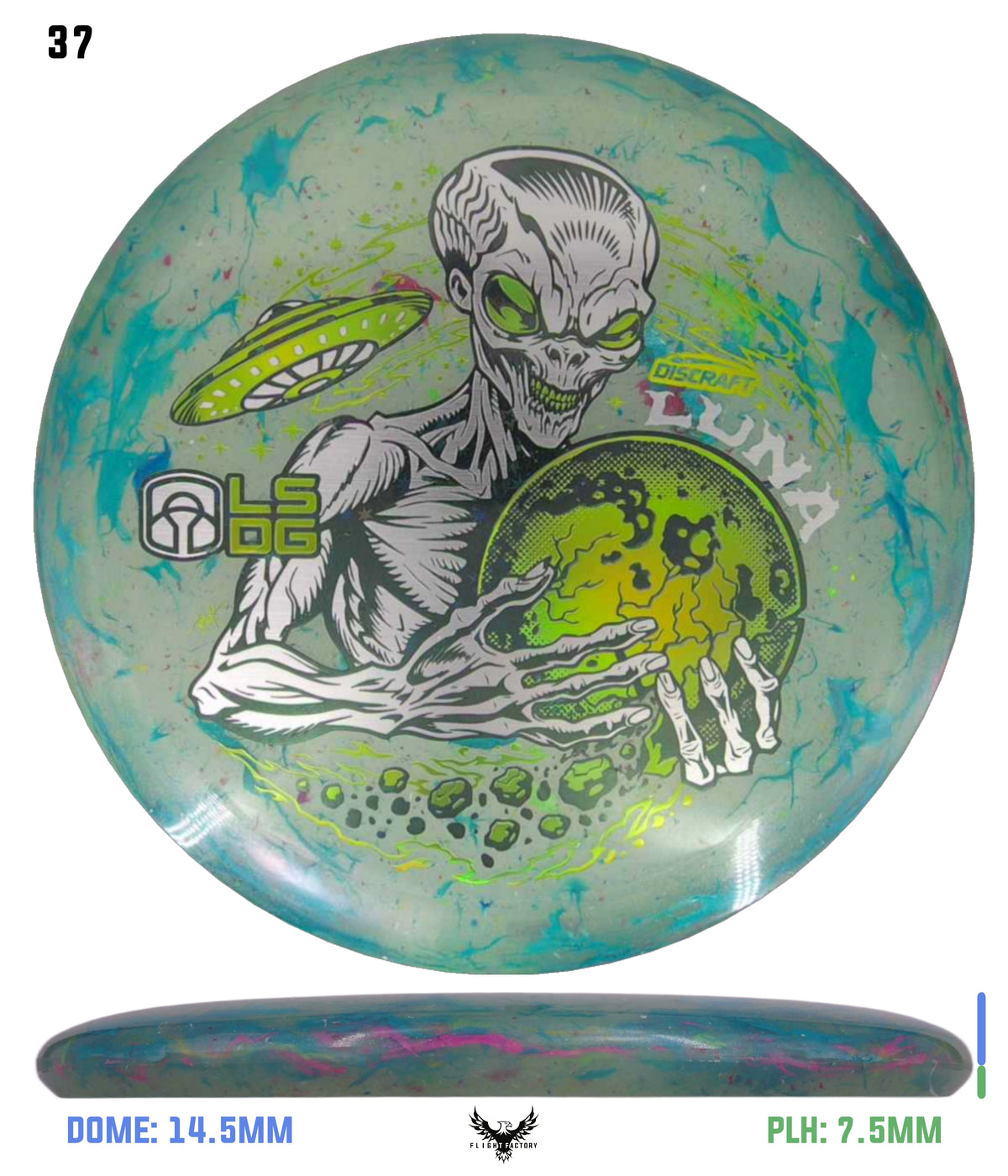 Discraft Colorshift Jawbreaker Z FLX Luna - Ledgestone 2026 Season
