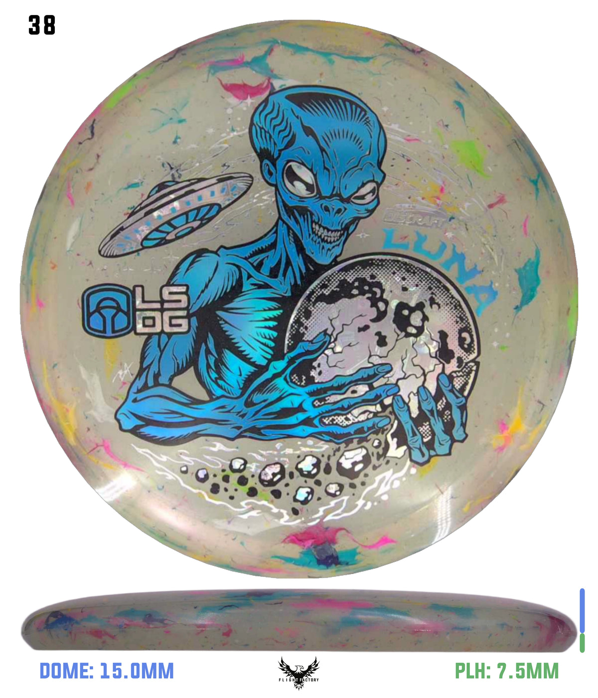 Discraft Colorshift Jawbreaker Z FLX Luna - Ledgestone 2026 Season 2