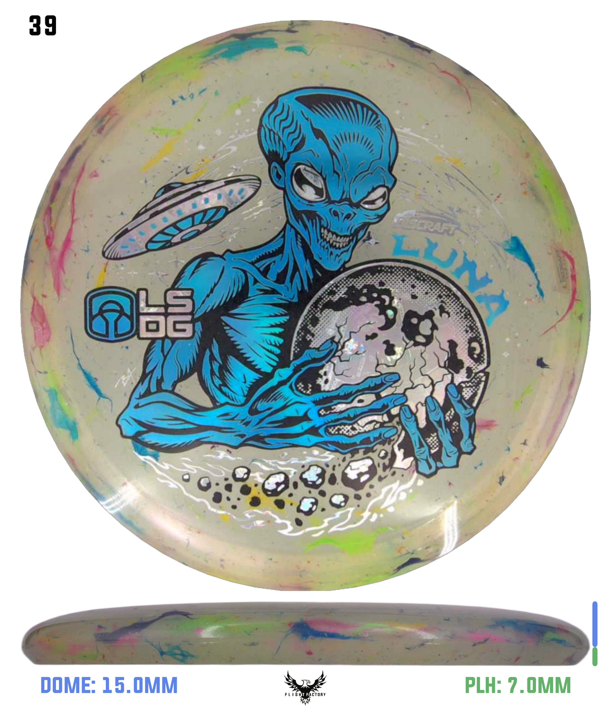 Discraft Colorshift Jawbreaker Z FLX Luna - Ledgestone 2026 Season 2