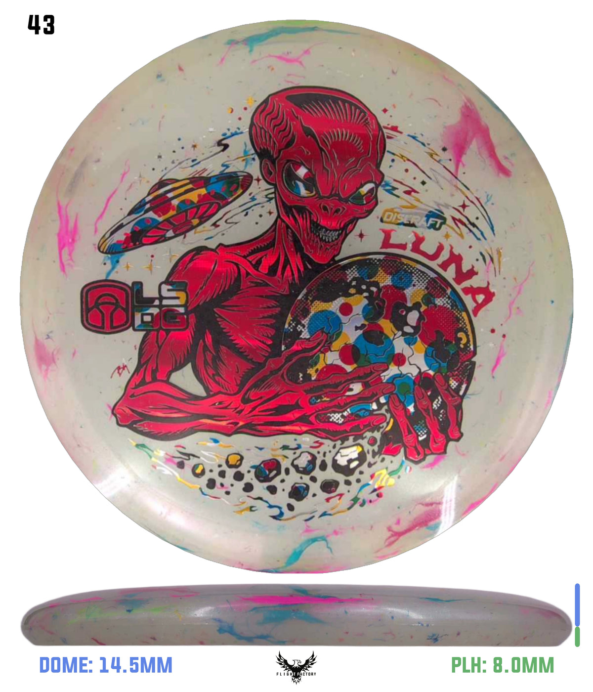 Discraft Colorshift Jawbreaker Z FLX Luna - Ledgestone 2026 Season 2