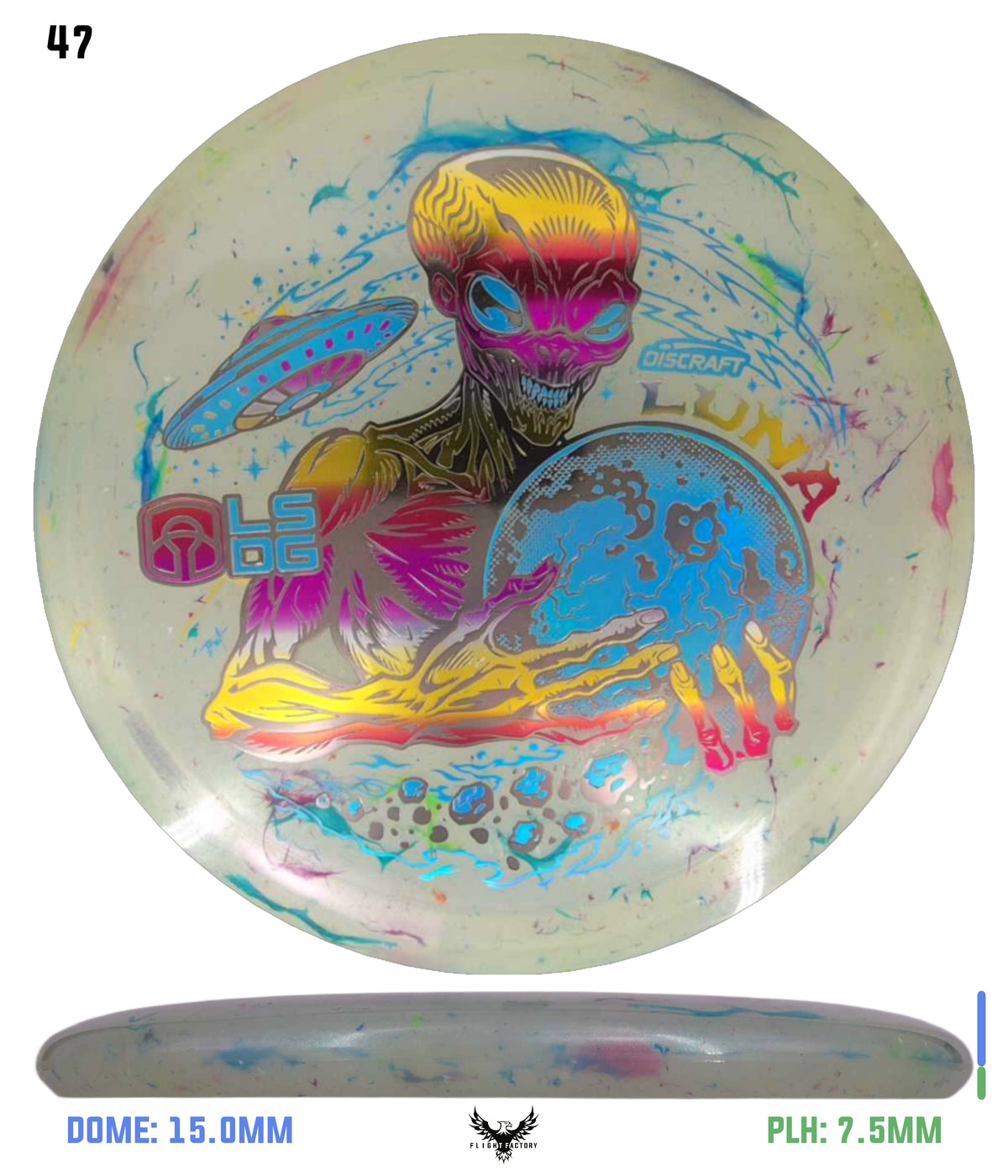 Discraft Colorshift Jawbreaker Z FLX Luna - Ledgestone 2026 Season 2