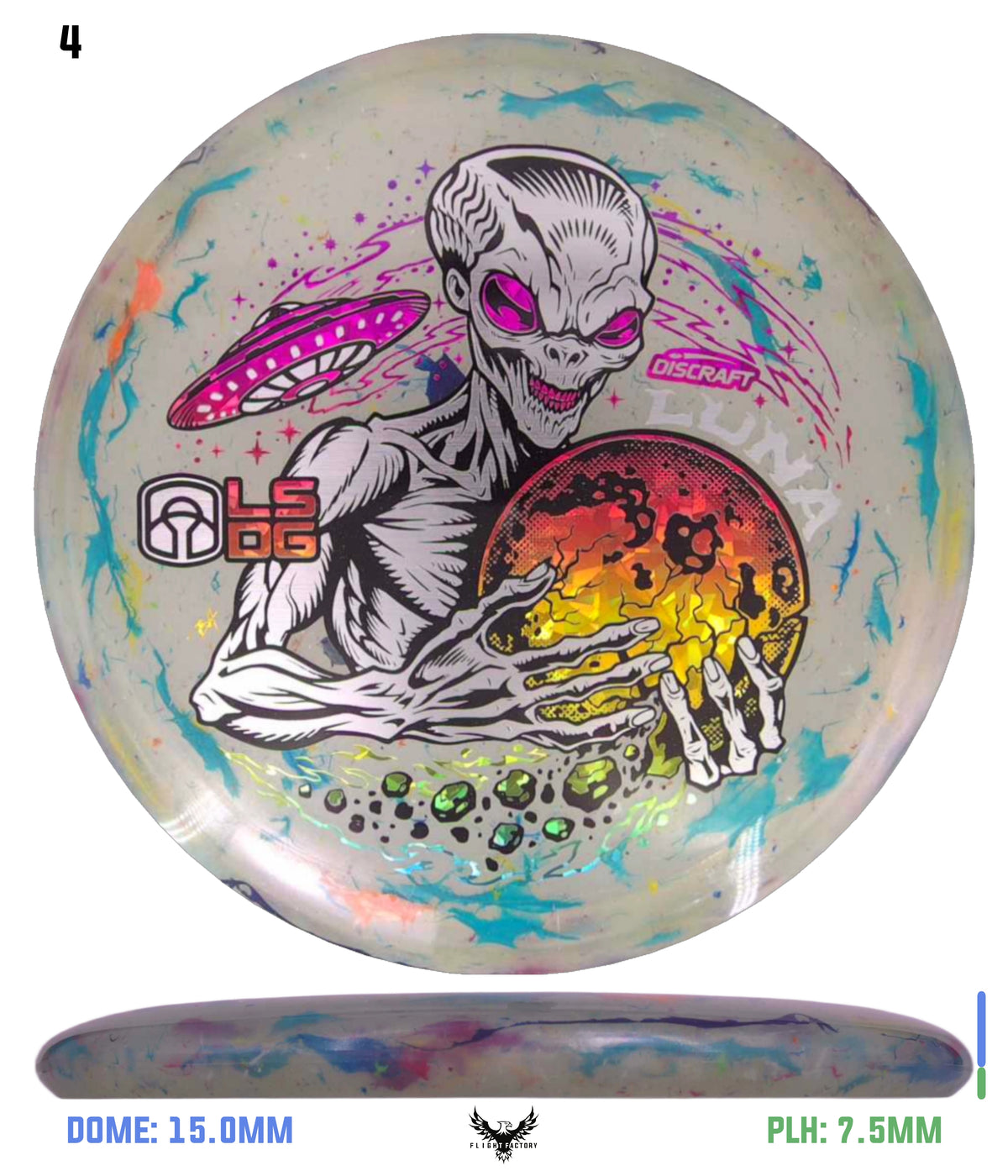 Discraft Colorshift Jawbreaker Z FLX Luna - Ledgestone 2026 Season 2