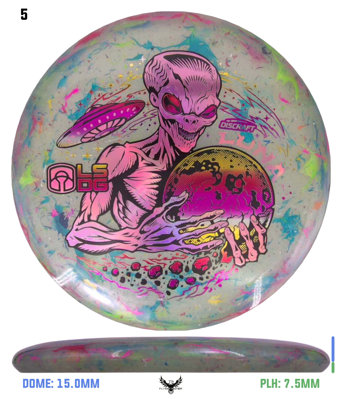 Discraft Colorshift Jawbreaker Z FLX Luna - Ledgestone 2026 Season 2