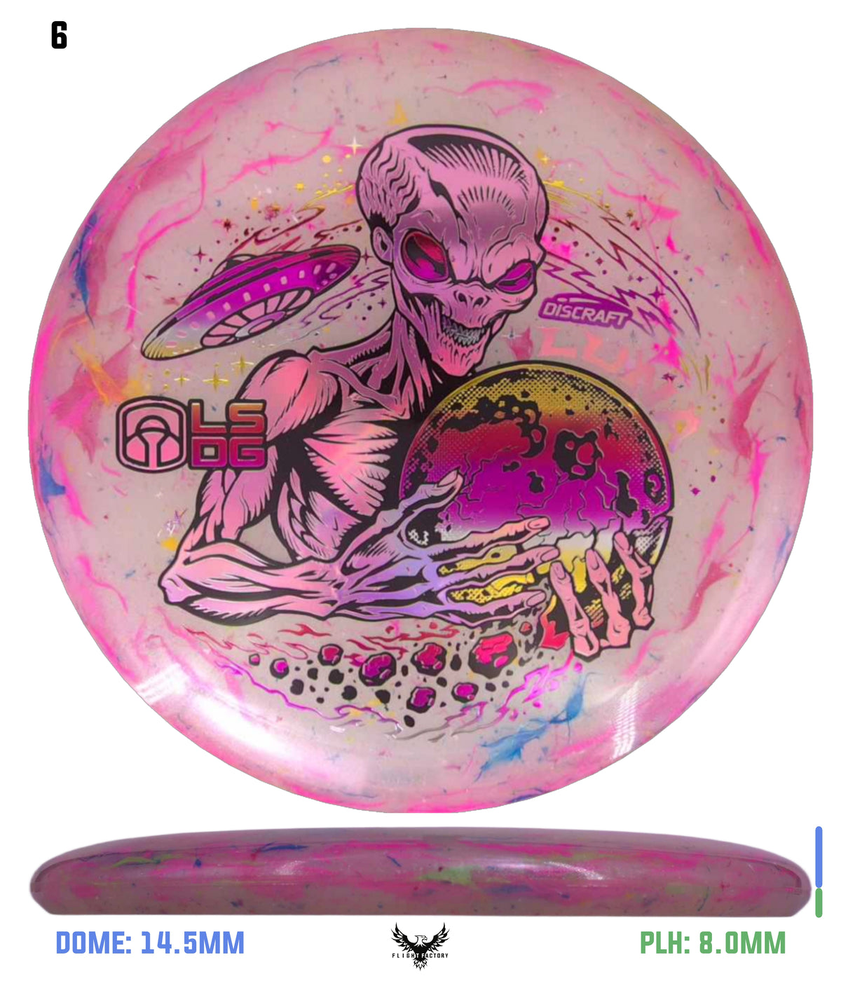 Discraft Colorshift Jawbreaker Z FLX Luna - Ledgestone 2026 Season