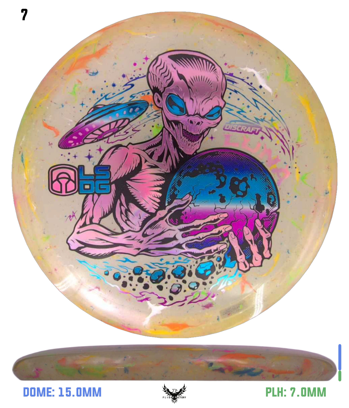 Discraft Colorshift Jawbreaker Z FLX Luna - Ledgestone 2026 Season 2