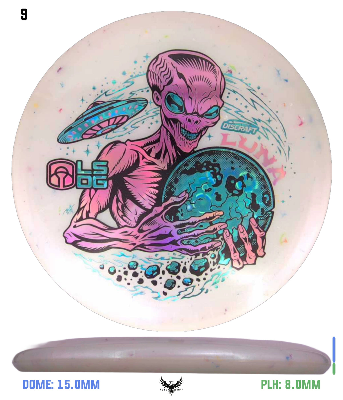 Discraft Colorshift Jawbreaker Z FLX Luna - Ledgestone 2026 Season 2