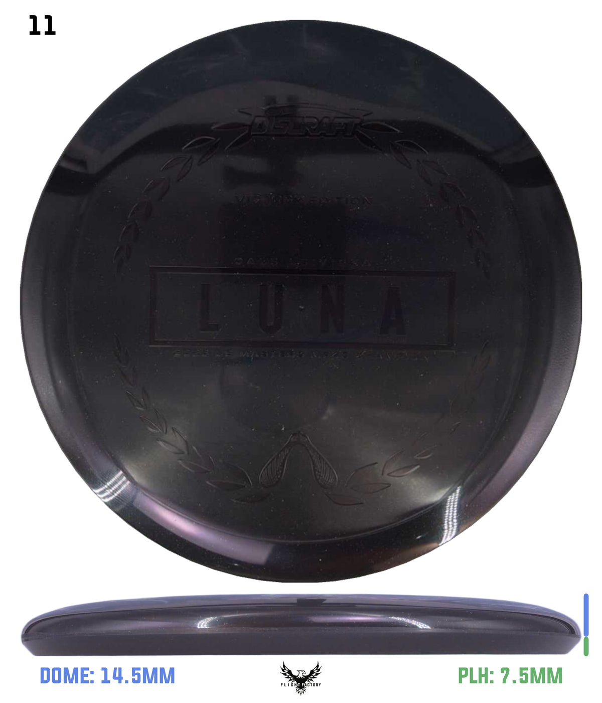 Discraft Paul McBeth Midnight Shimmer Elite Z Luna - Cale Leiviska 2026 US Masters MP40 Victory Edition