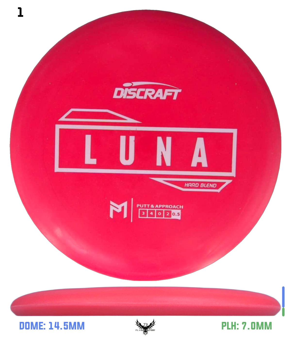 Discraft Paul McBeth Putter Line Luna - Hard Blend