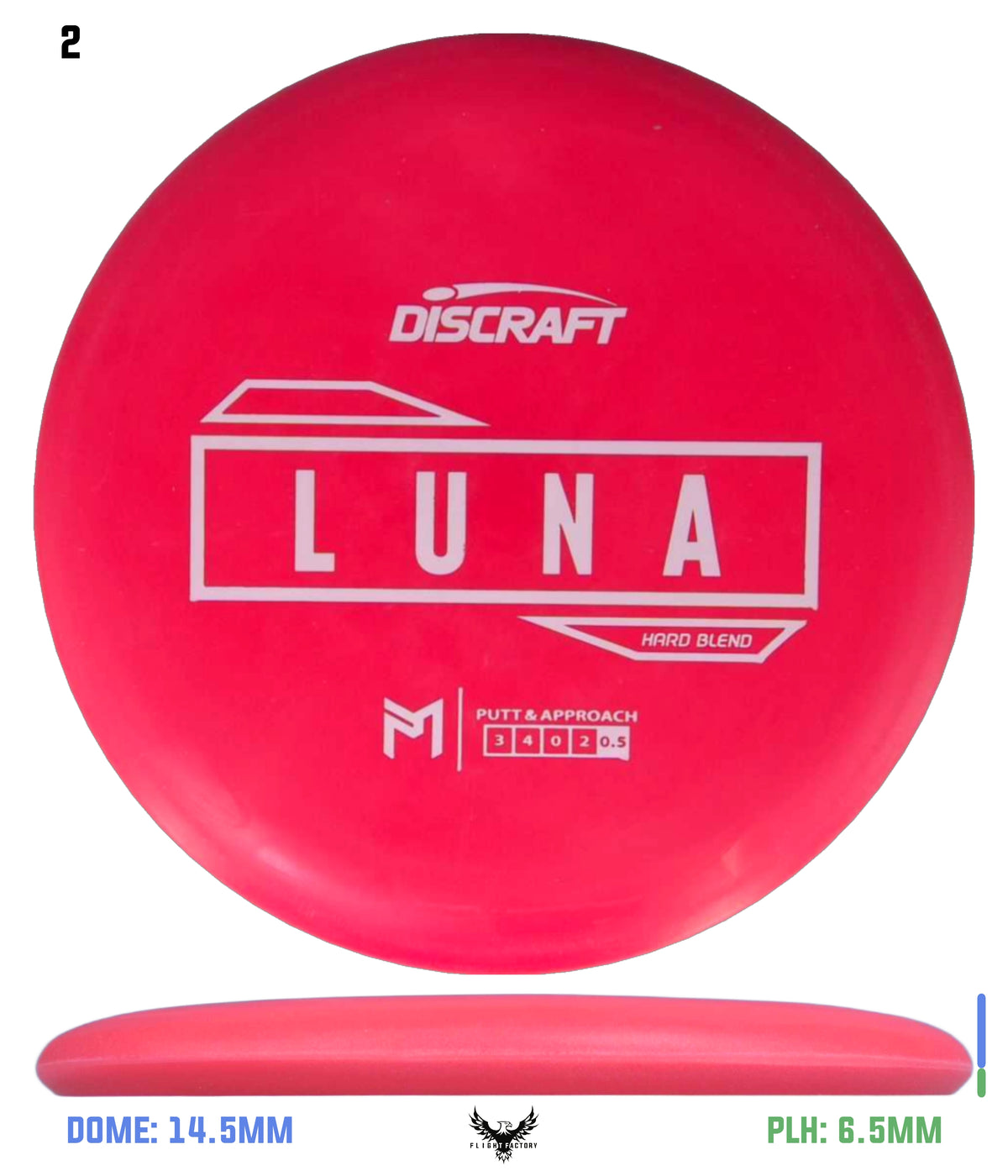 Discraft Paul McBeth Putter Line Luna - Hard Blend