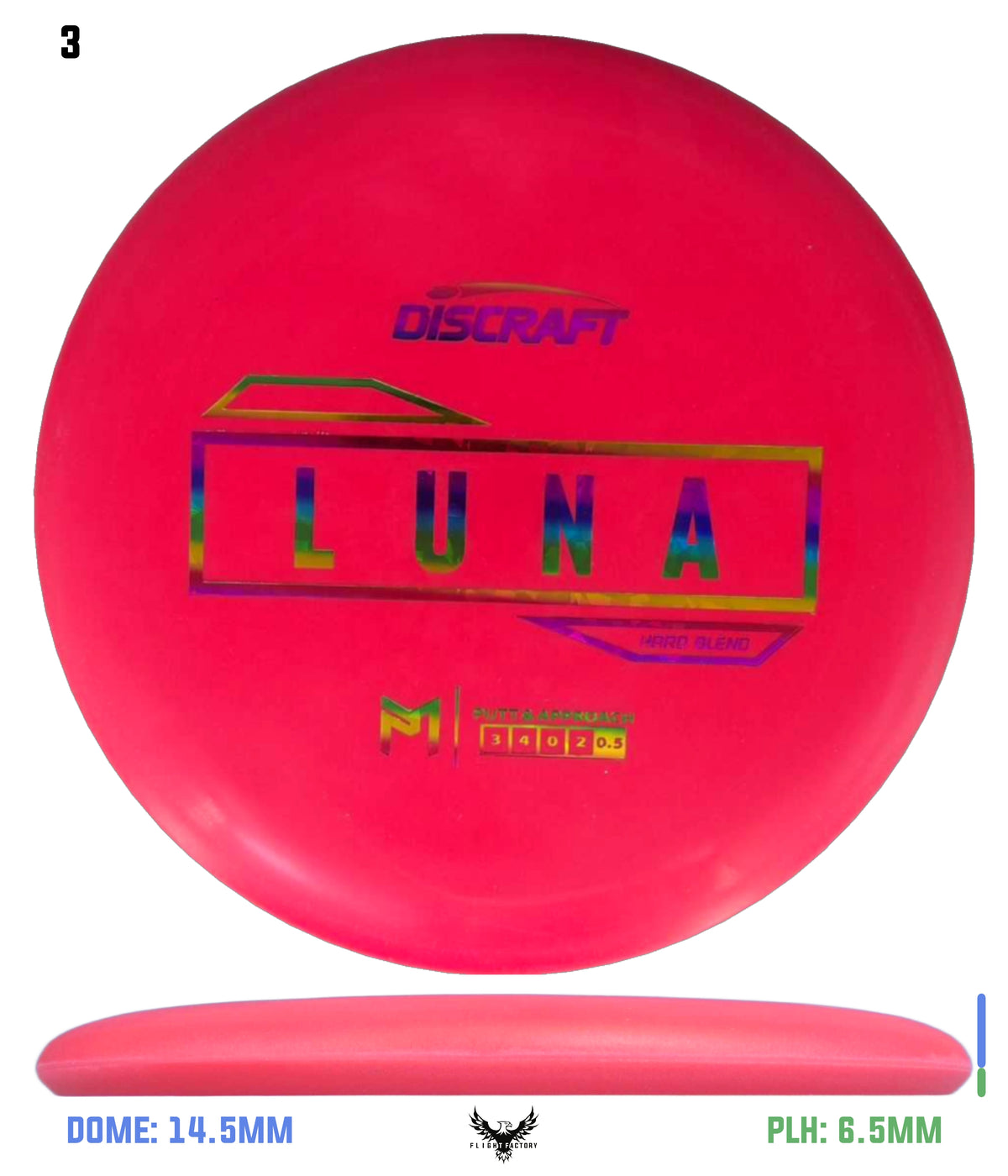 Discraft Paul McBeth Putter Line Luna - Hard Blend