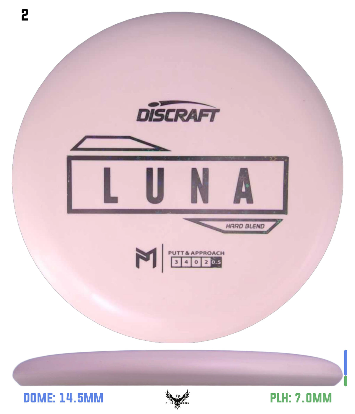 Discraft Paul McBeth Putter Line Luna - Hard Blend