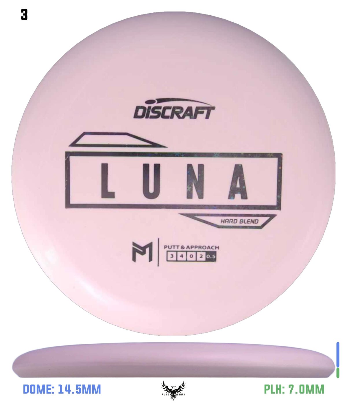 Discraft Paul McBeth Putter Line Luna - Hard Blend
