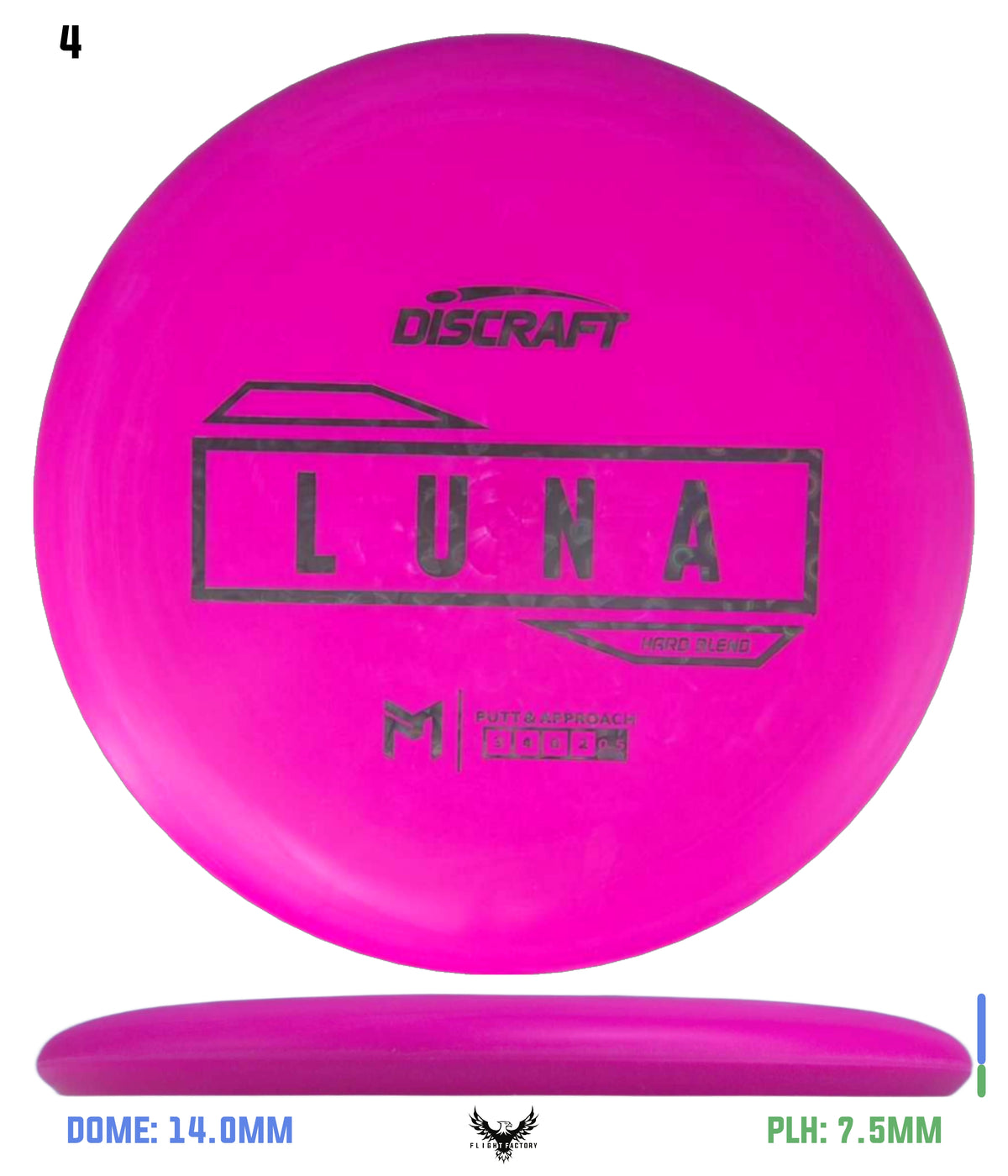 Discraft Paul McBeth Putter Line Luna - Hard Blend